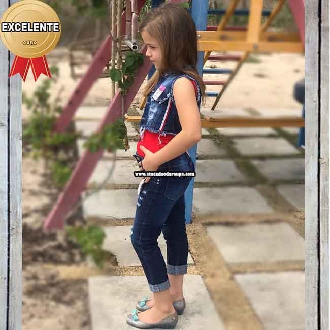 Calça Jeans Cigarrete Infantil