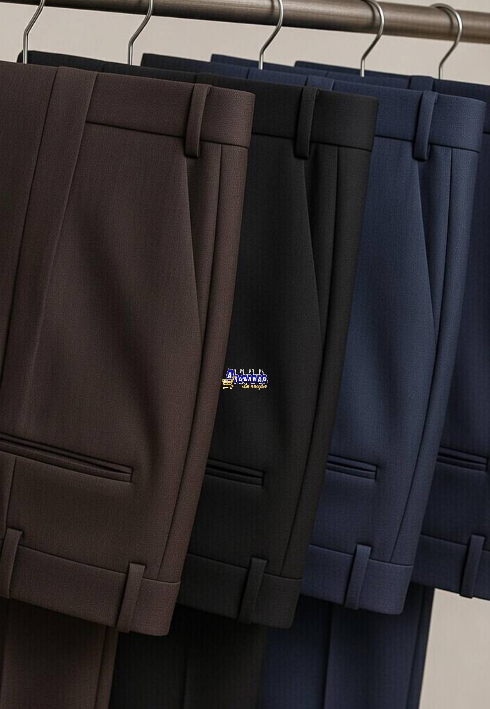 Calça Social Masculina Oxford