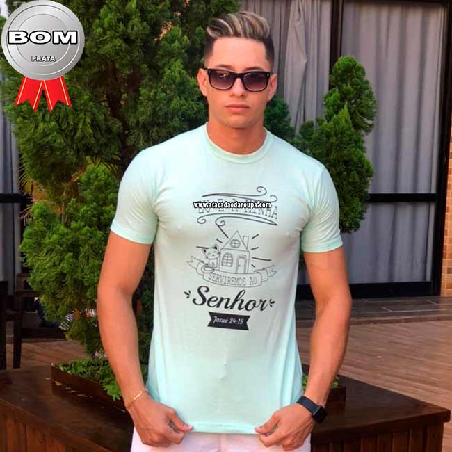 Camisa Longline Masculina Algodão
