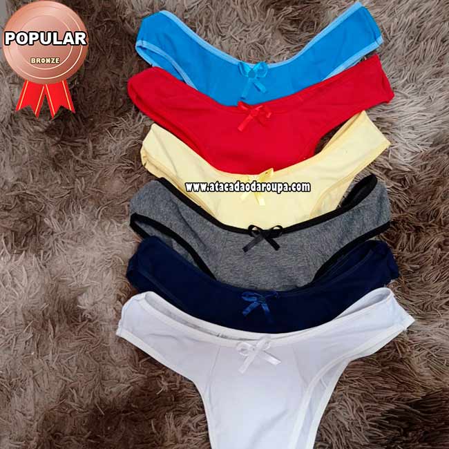 Calçinha de Cotton Adulto