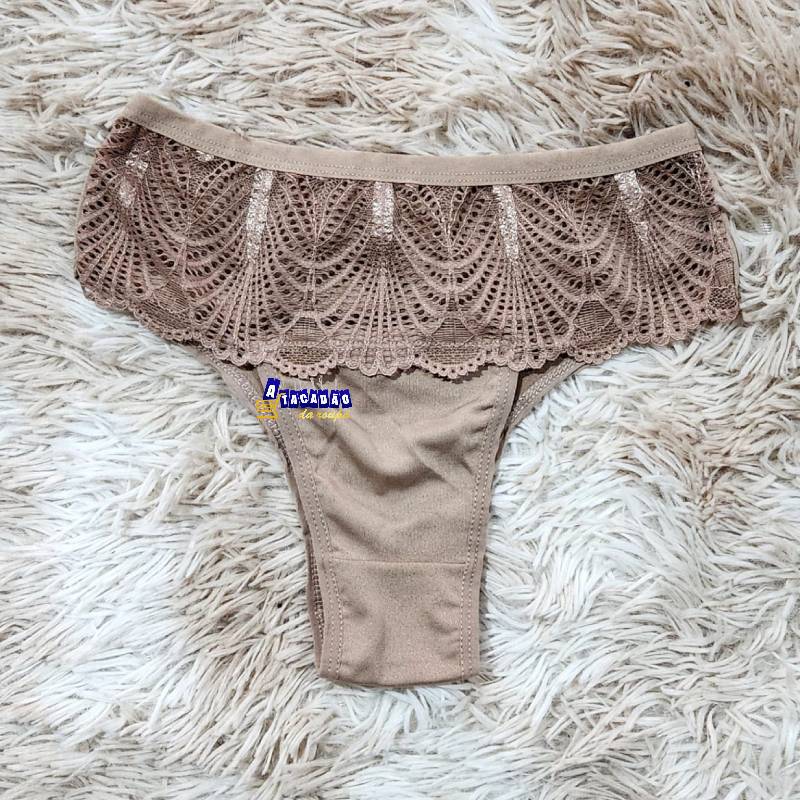Calcinha Feminina e Microfibra Renda
