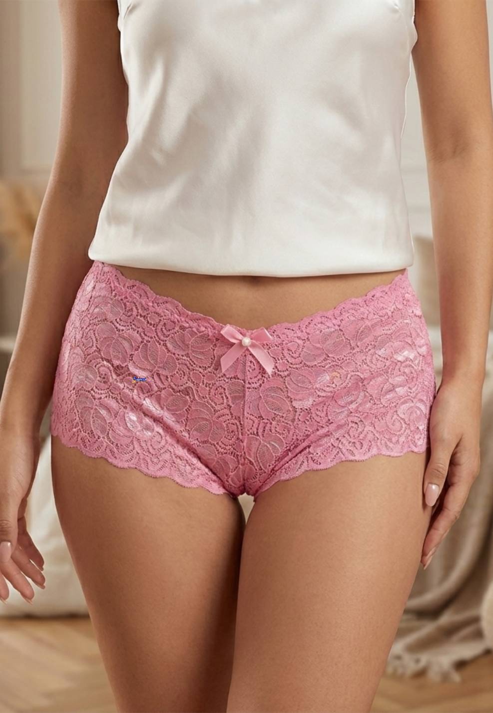 Calçinha Em Renda Shortinho Calçinha Em Renda Shortinho