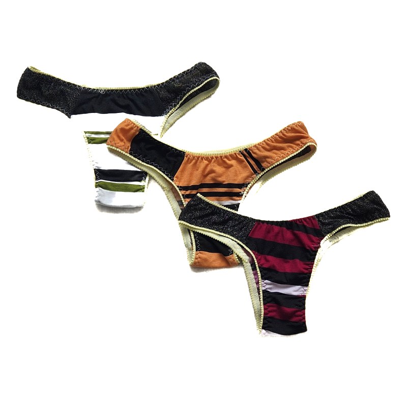 Calcinha Feminina Adulta Listrada