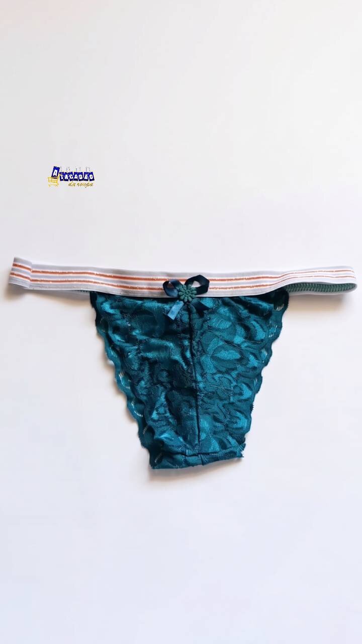 Calcinha String Fio Dental em Renda Sexy