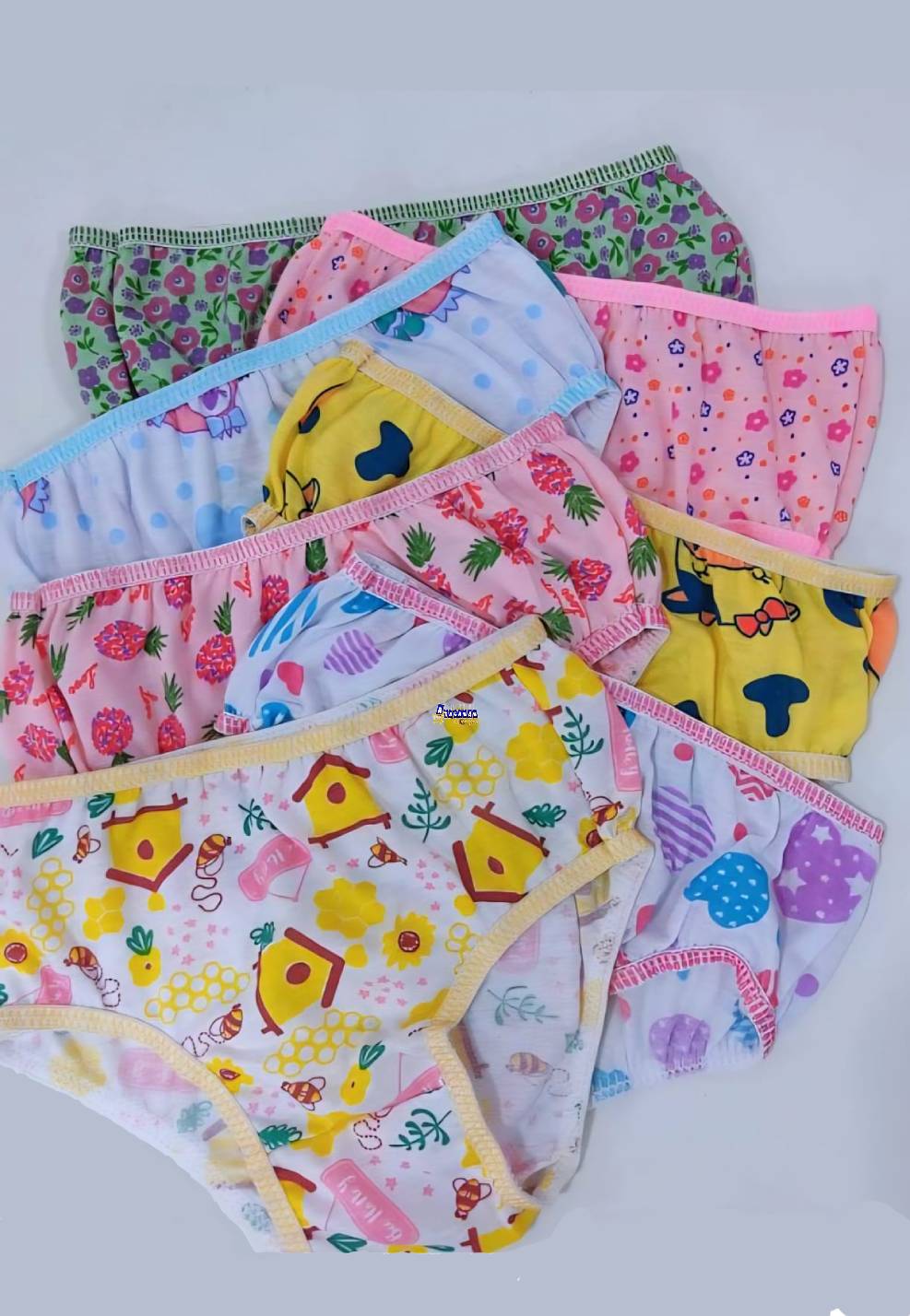 Calçinha de Algodão Infantil Calçinha de Algodão Infantil