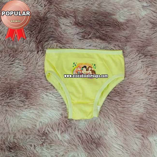 Calçinhas Personagens Juvenil Cotton