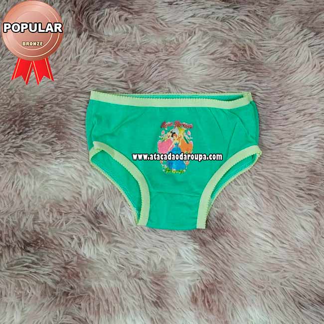 Calçinhas Personagens Juvenil Cotton