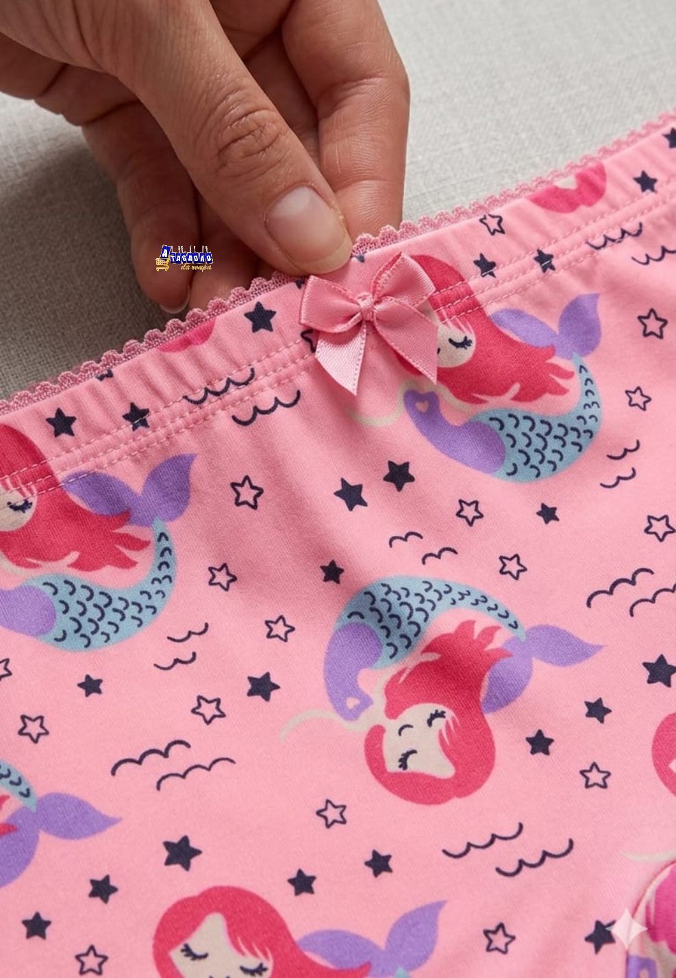 Kit Calcinha Infantil Shortinho Estampada