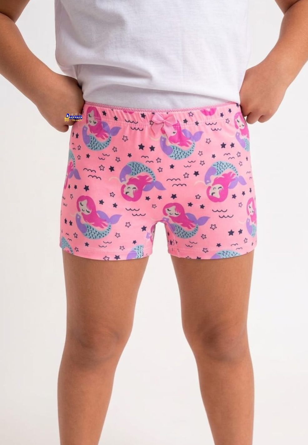 Kit Calcinha Infantil Shortinho Estampada Kit Calcinha Infantil Shortinho Estampada