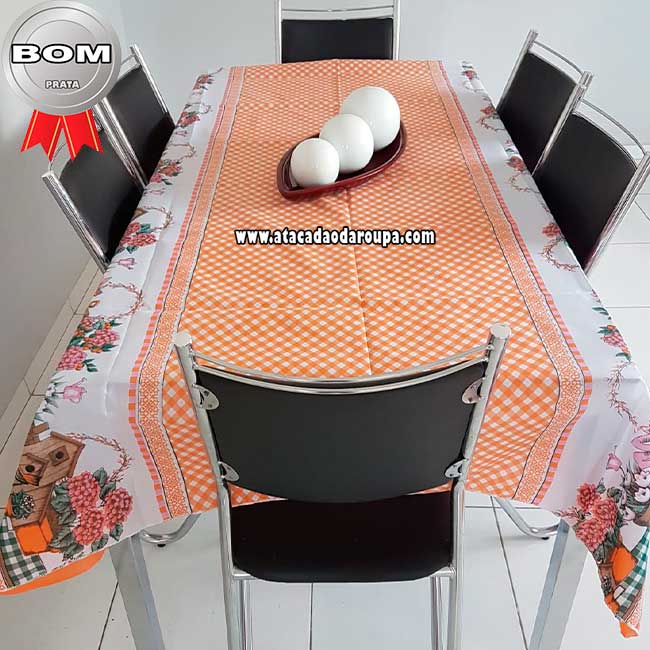 Toalha de Mesa 6 Cadeiras Oxfor 1,40 x 1,95