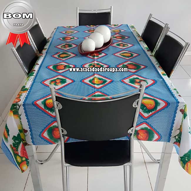 Toalha de Mesa 6 Cadeiras Oxfor 1,40 x 1,95