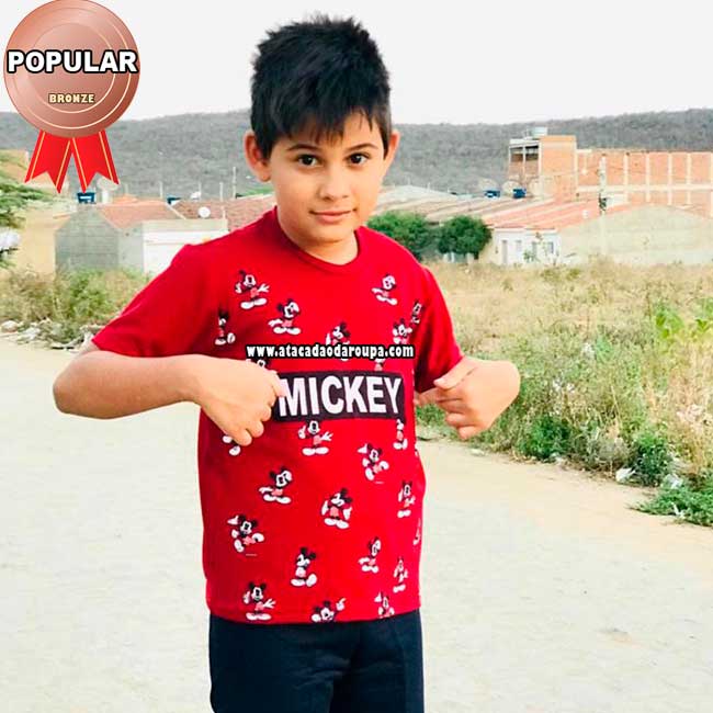 Camisa Viscolycra Infantil