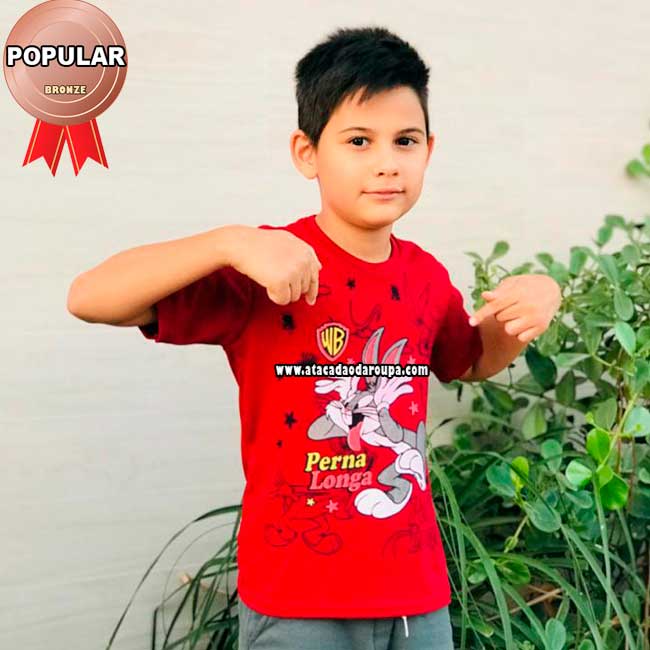 Camisa Viscolycra Infantil