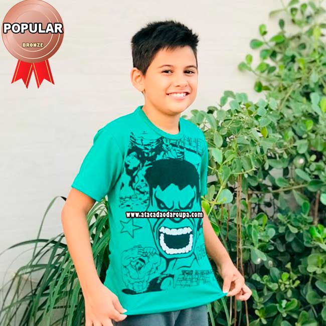 Camisa Viscolycra Infantil