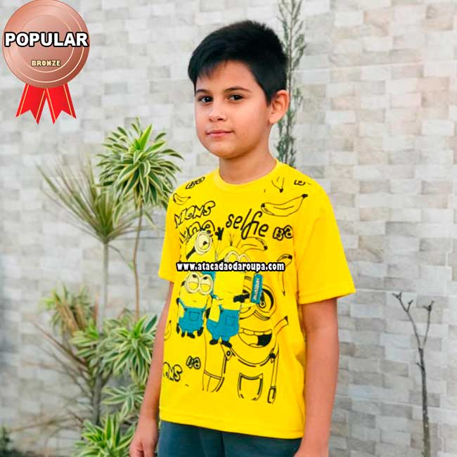 Camisa Viscolycra Infantil