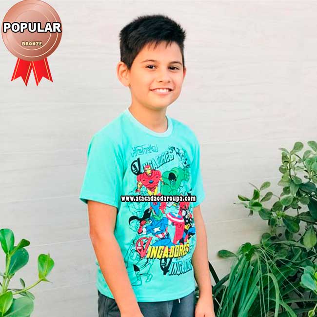 Camisa Viscolycra Infantil