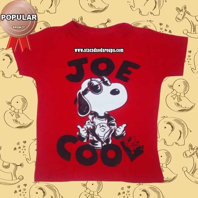 Camisa Personagens Gola Careca