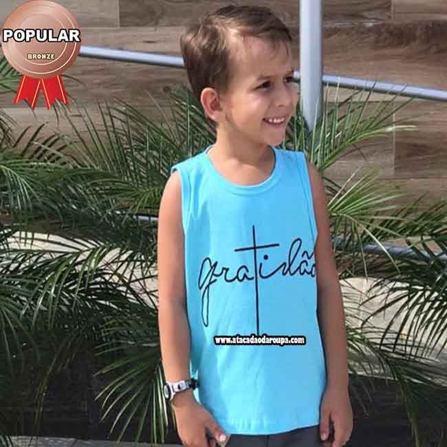 Camisa Infantil Moda Evangélica