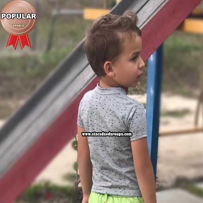 Camisa Infantil Gola V Pmg 1 a 5 anos