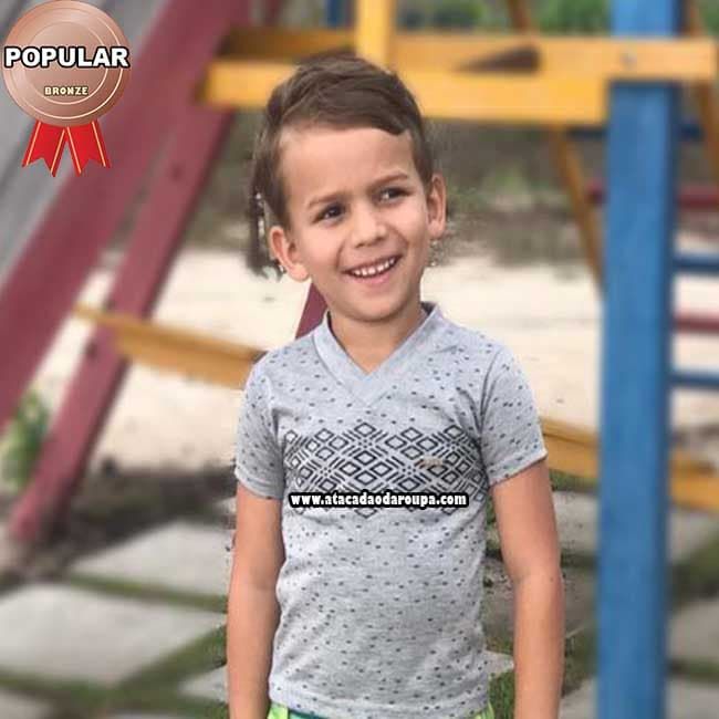 Camisa Infantil Gola V Pmg 1 a 5 anos