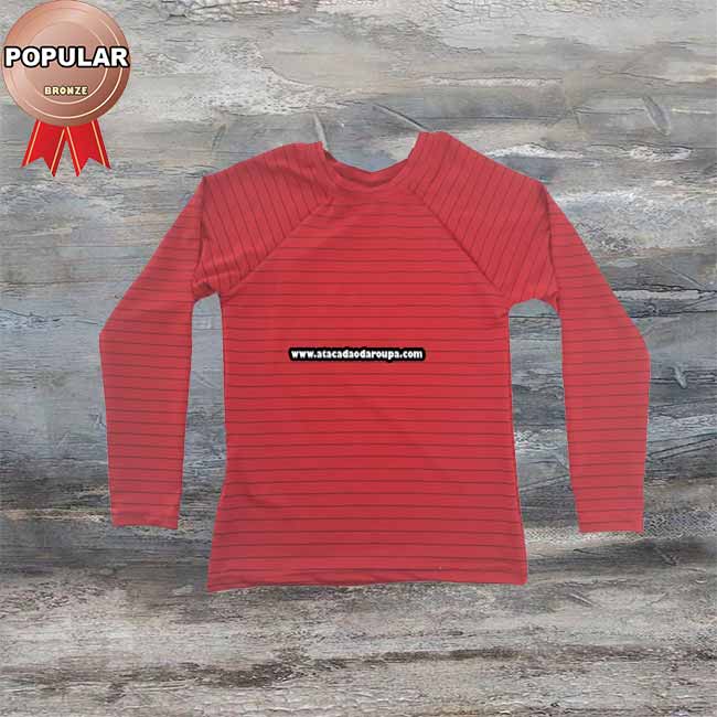Camisa Infantil Proteção UV 4 a 6 Anos