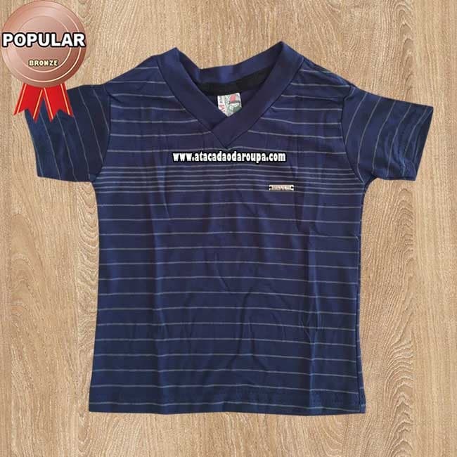 Camisa Infantil Gola V Pmg 1 a 5 anos