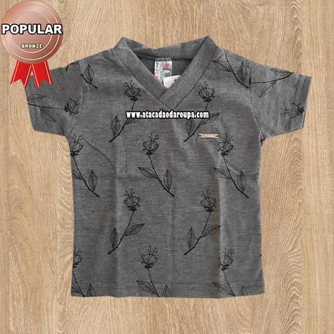 Camisa Infantil Gola V Pmg 1 a 5 anos