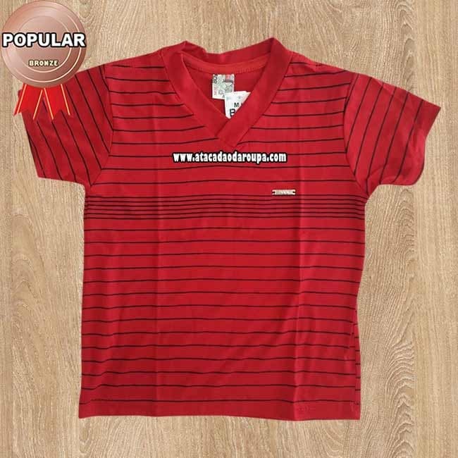 Camisa Infantil Gola V Pmg 1 a 5 anos