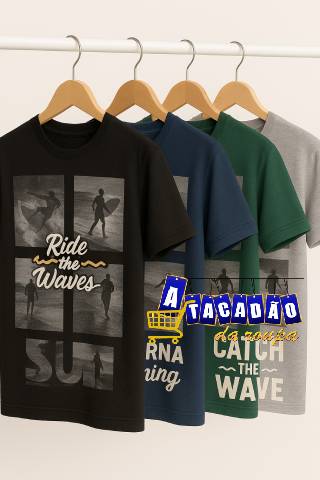 Camisa Gola Redonda Juvenil