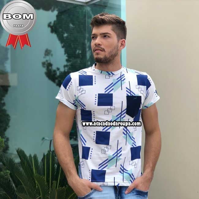Camisa PV Gola Careca Floral