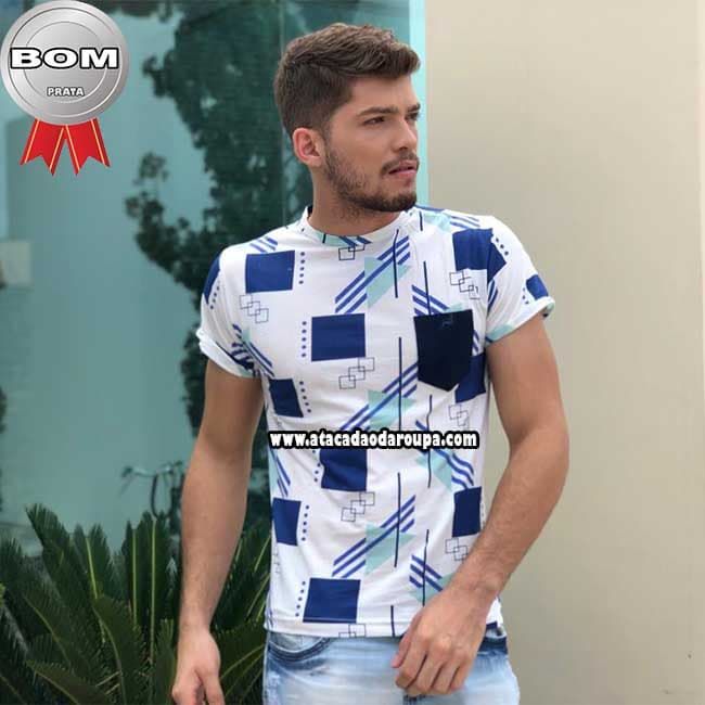 Camisa PV Gola Careca Floral