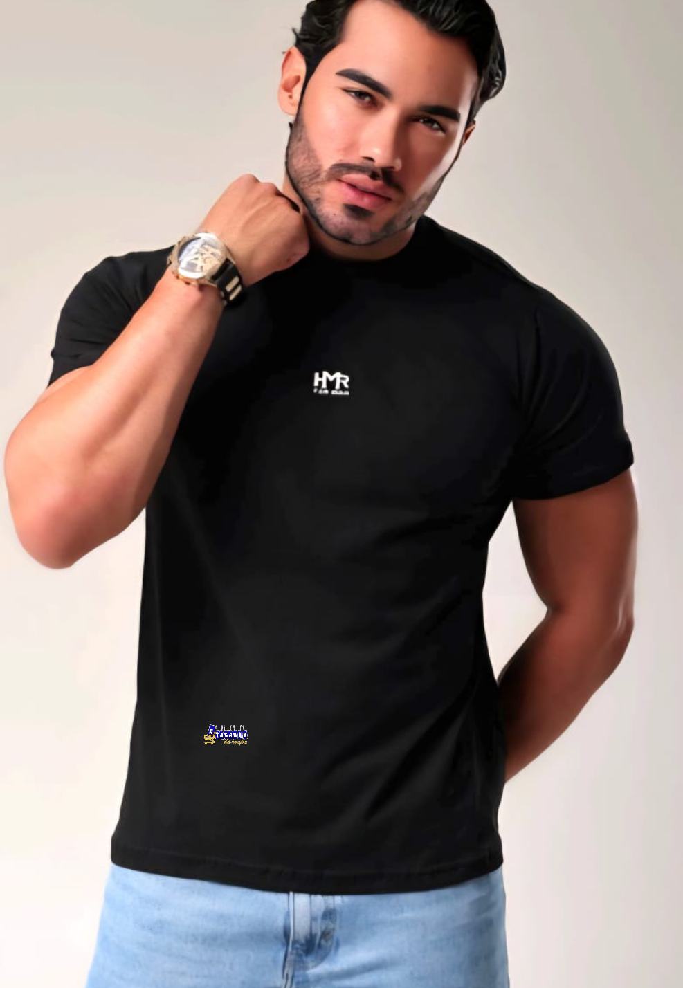Camisa básica Algodão Masculina
