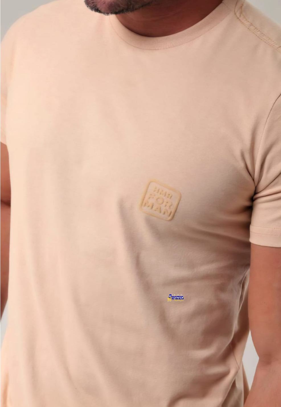 Camisa básica Algodão Masculina