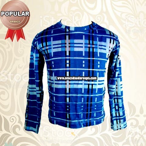 Blusa Manga Longa Infantil Fio Torcido