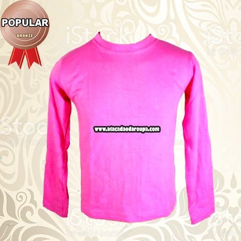 Blusa Manga Longa Infantil Fio Torcido