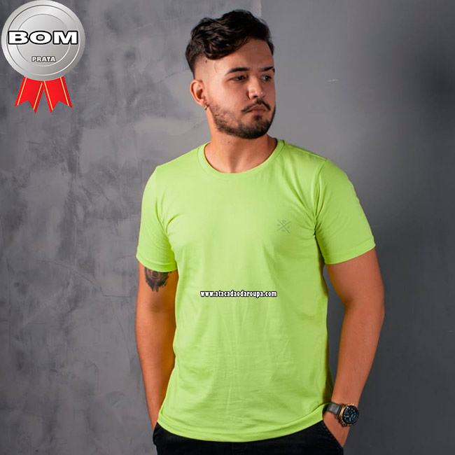 Camisas Masculina Malha Menegotti Fio 30 P/M/G
