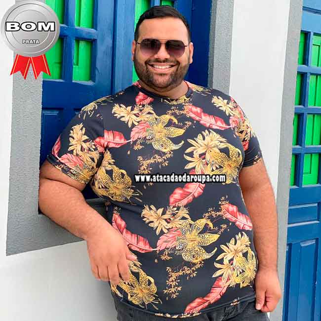 Camisa Masculina Plus Size GG/G2