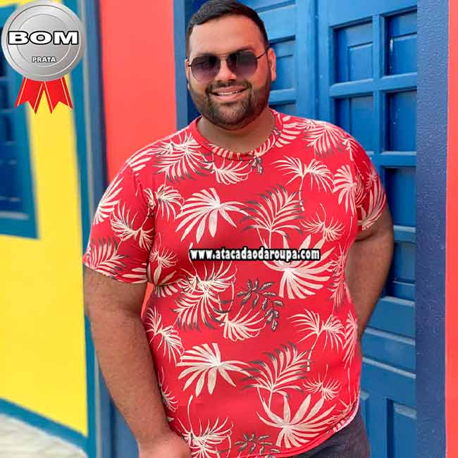 Camisa Masculina Plus Size GG/G2
