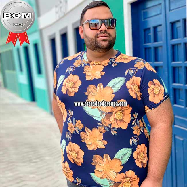 Camisa Masculina Plus Size GG/G2