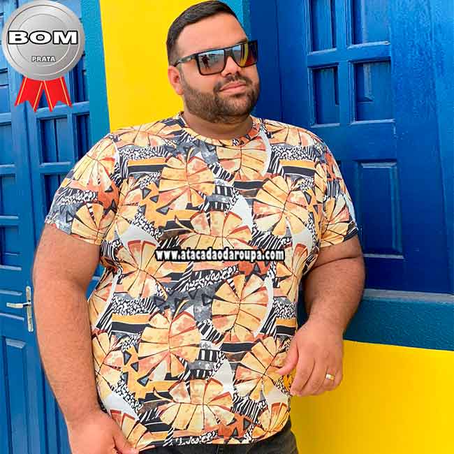 Camisa Masculina Plus Size GG/G2