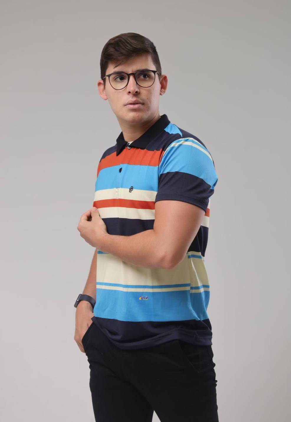 Camisa Polo Listrada
