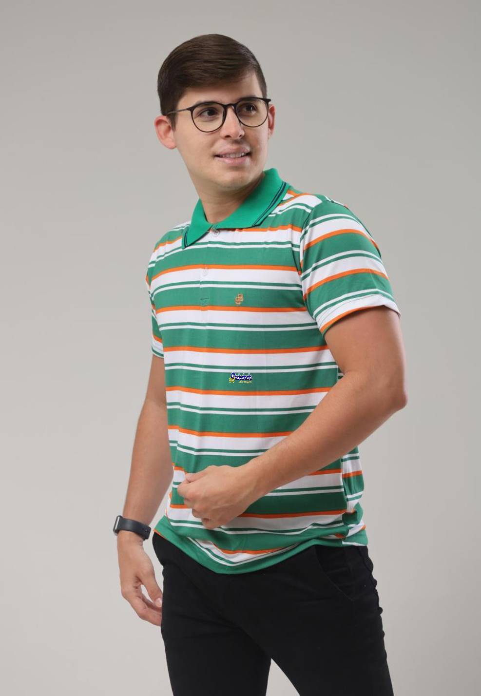 Camisa Polo Listrada