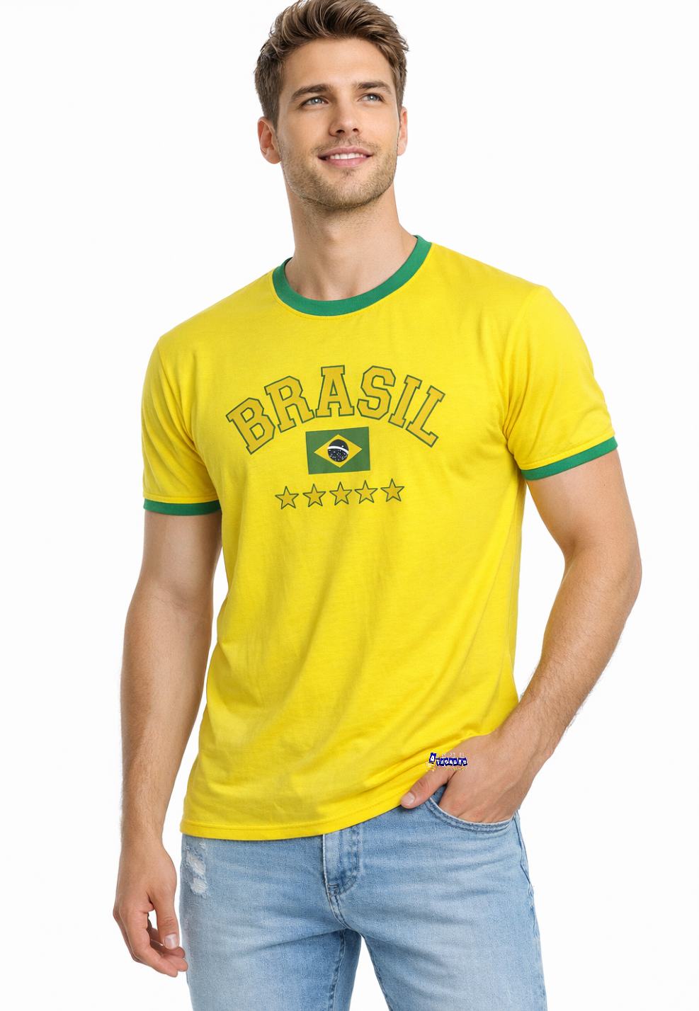 Camisa Seleção Brasileira Masculina Camisa Seleção Brasileira Masculina