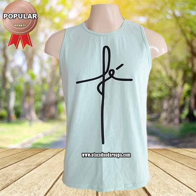 Camisa Regata Frases Evangélicas