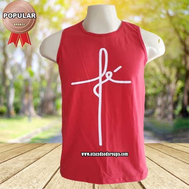 Camisa Regata Frases Evangélicas