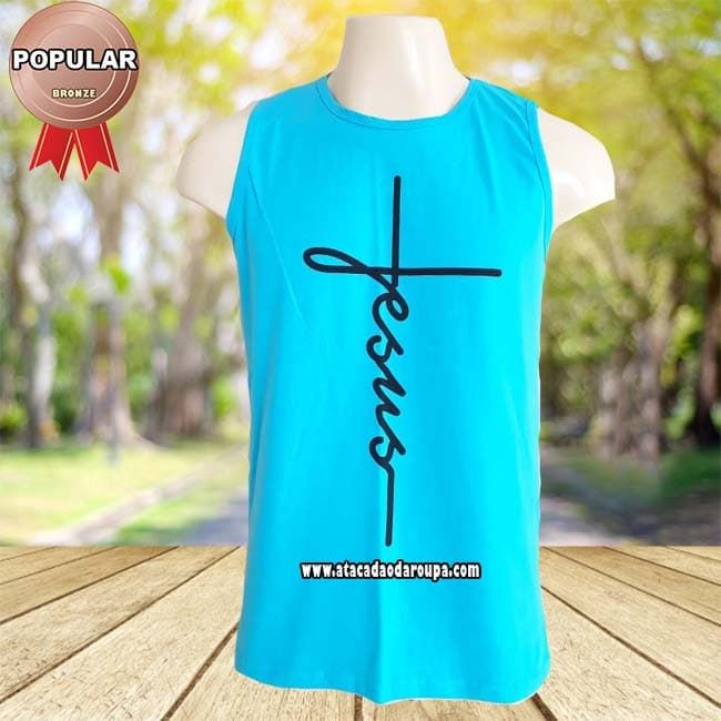 Camisa Regata Frases Evangélicas