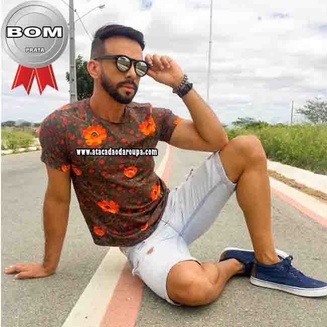 Camisa Masculina floral