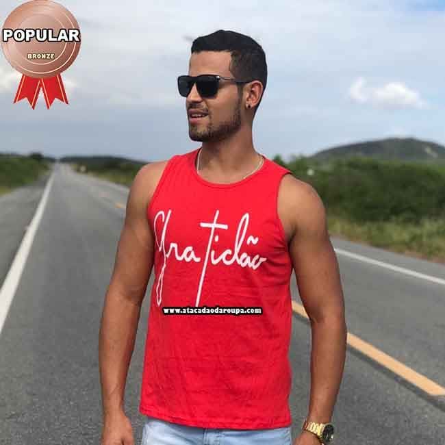 Camisa Regata Frases Evangélicas