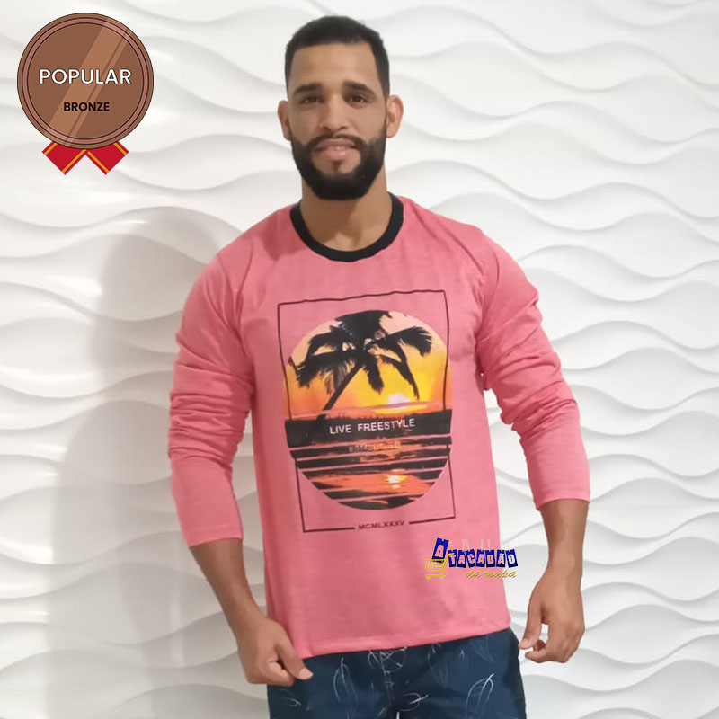 Camisa Manga Longa Masculina PV