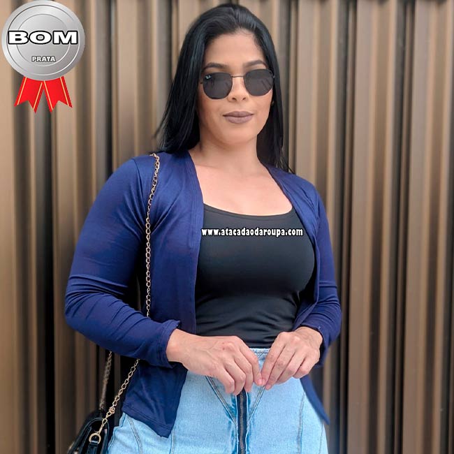 Casaco de Malha Suede